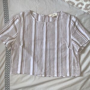 Short Sleeve Crop Top